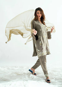 Umsha | Jardin De Luxe |Royal Ash by Umsha - Designer Dress  - Type : Ladies Clothes - Available at Libayah - 100% Original 