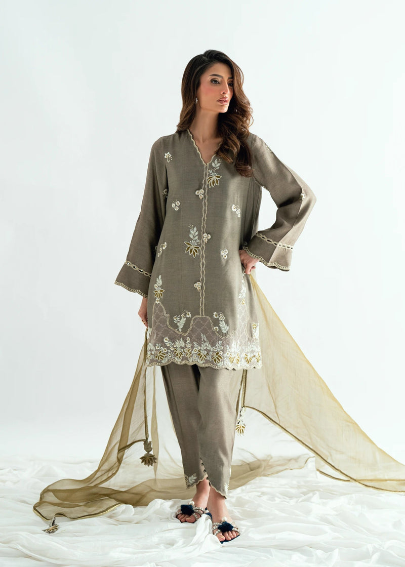 Umsha | Jardin De Luxe |Royal Ash by Umsha - Designer Dress  - Type : Ladies Clothes - Available at Libayah - 100% Original 
