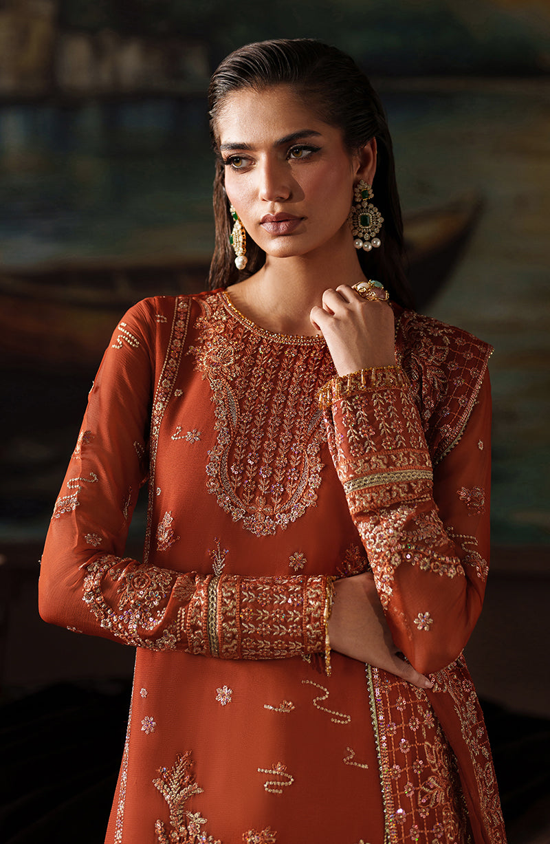 Zarif | Premium Chiffon | ZRF-PRC-07 ELEONORE by Zarif - Designer Dress  - Type : Ladies Clothes - Available at Libayah - 100% Original 