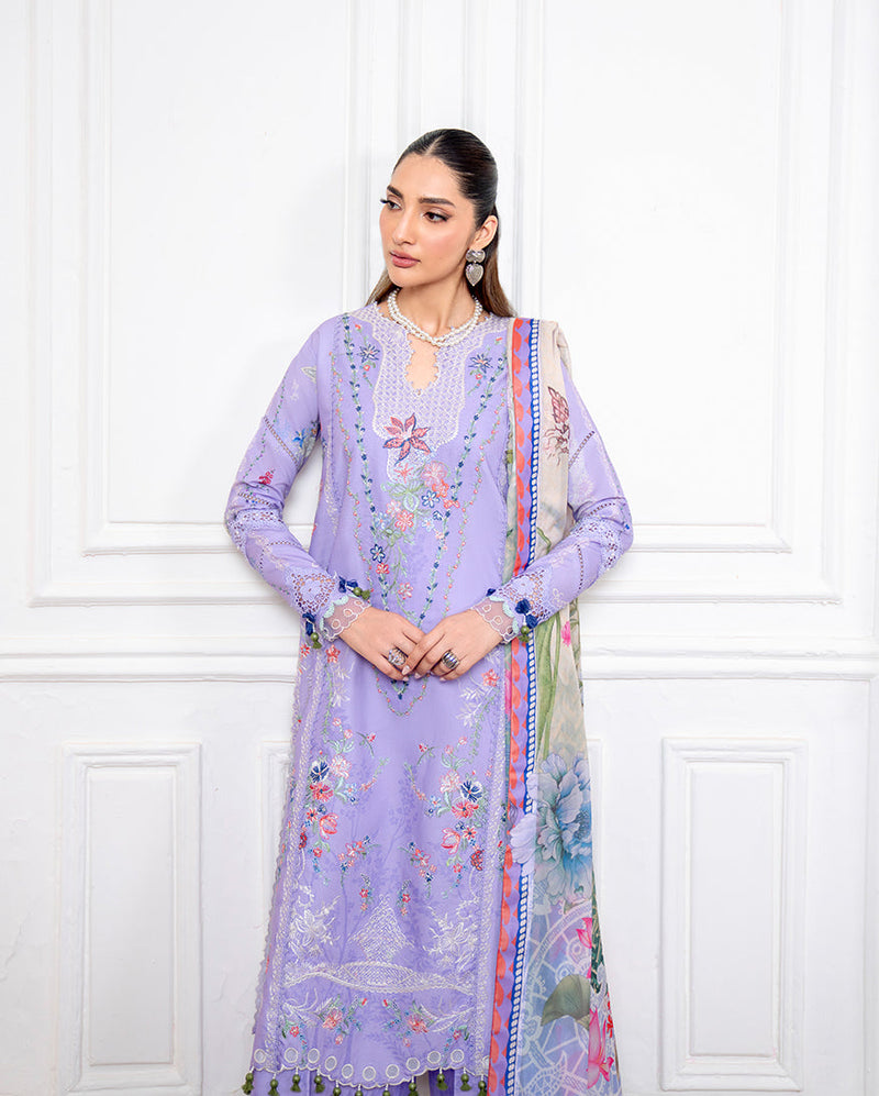 Roheenaz | Aezel Embroidered Cambric | Nivra by Roheenaz - Designer Dress  - Type : Ladies Clothes - Available at Libayah - 100% Original 