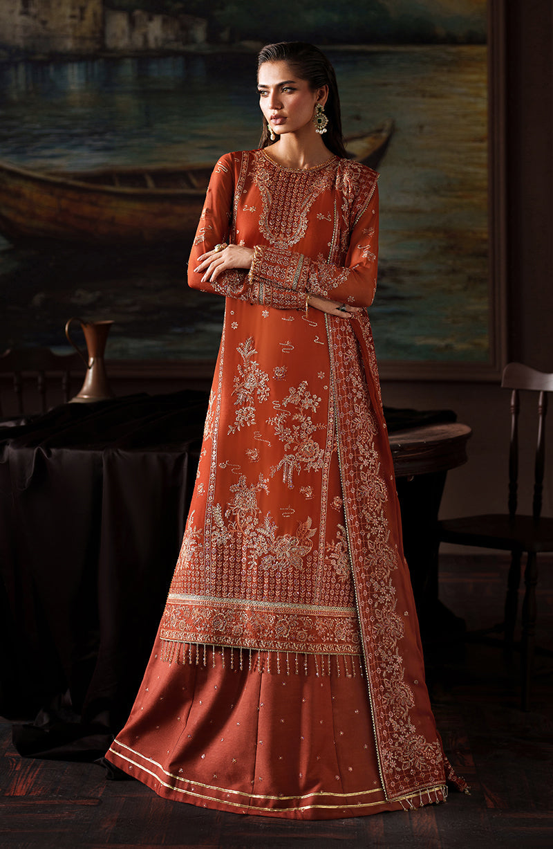 Zarif | Premium Chiffon | ZRF-PRC-07 ELEONORE by Zarif - Designer Dress  - Type : Ladies Clothes - Available at Libayah - 100% Original 