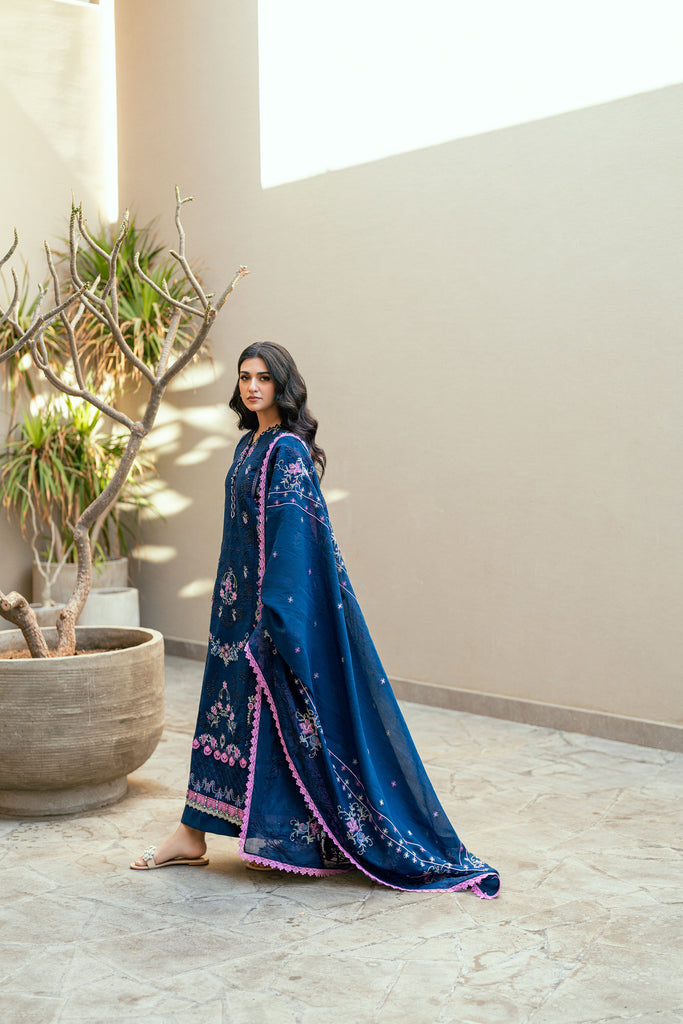 Florent | Luxury Lawn Eid Edits | FL-4A by Florent - Designer Dress - Type: Ladies Clothes - Available at Libayah - 100% Original
