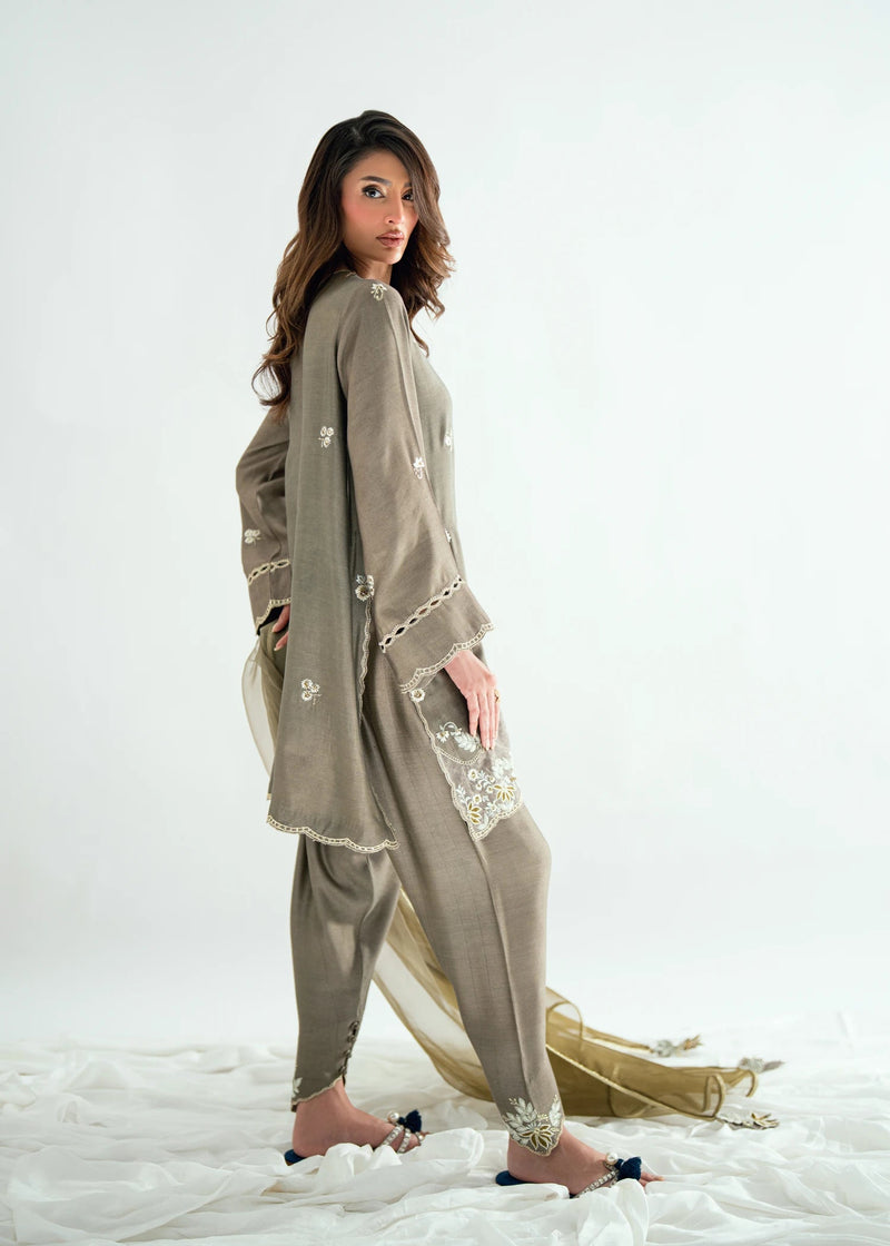 Umsha | Jardin De Luxe |Royal Ash by Umsha - Designer Dress  - Type : Ladies Clothes - Available at Libayah - 100% Original 