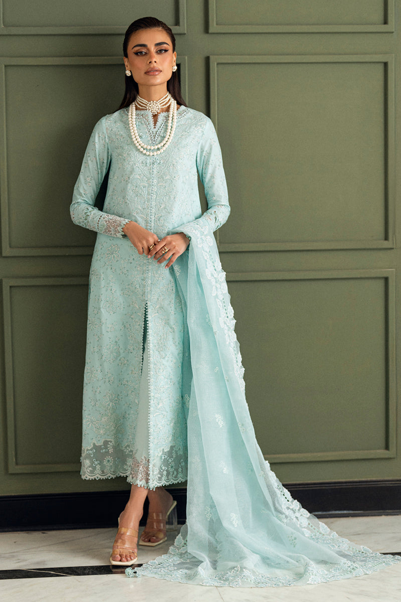 Qalamkar | Chikankari Eid Edit 25 | CS-06 NEESHA by Qalamkar - Designer Dress - Type: Ladies Clothes - Available at Libayah - 100% Original