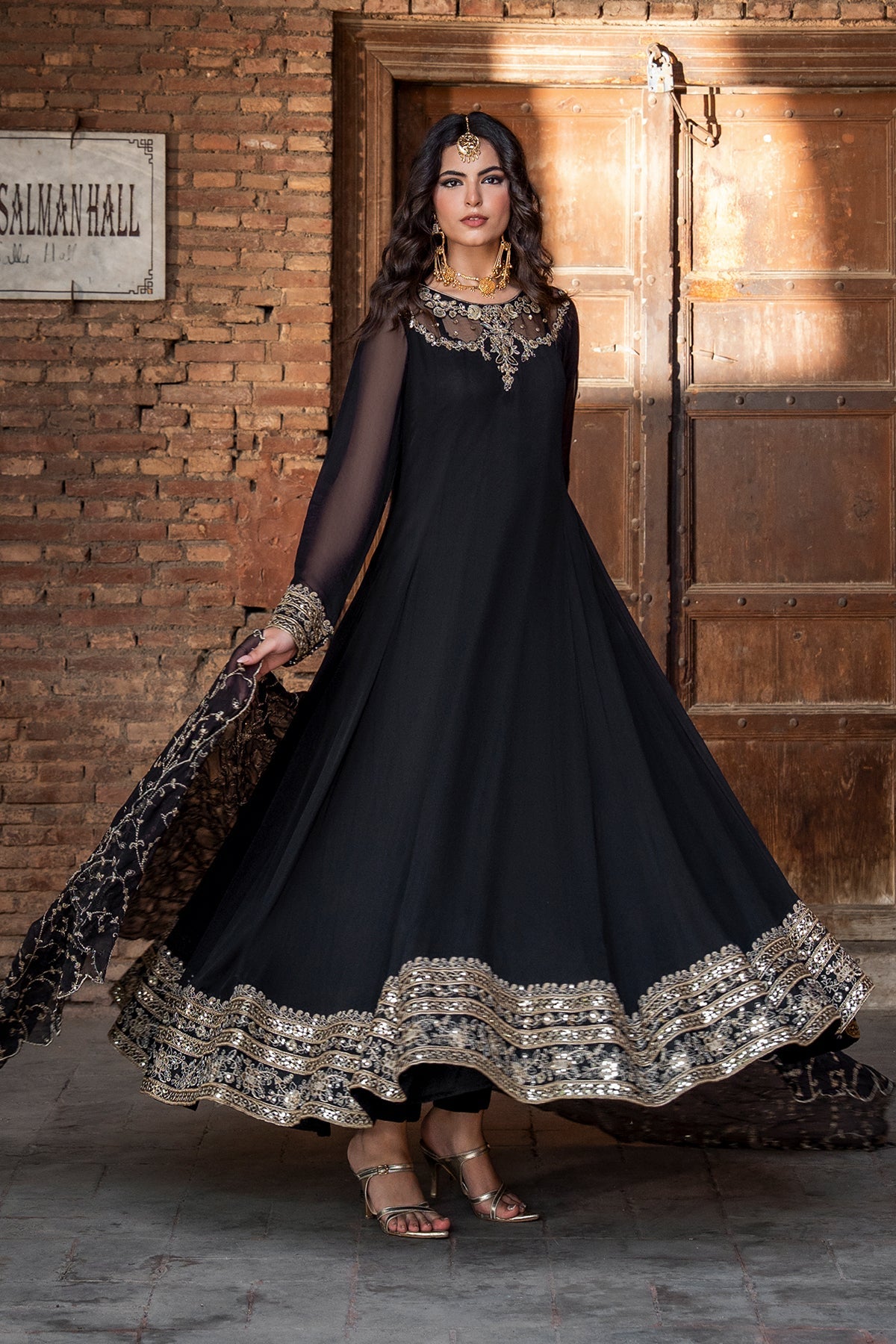 Charizma | Festive Pret | 3-PC Embroidered Chiffon CMA-6-429 by Charizma - Designer Dress  - Type : Ladies Clothes - Available at Libayah - 100% Original 
