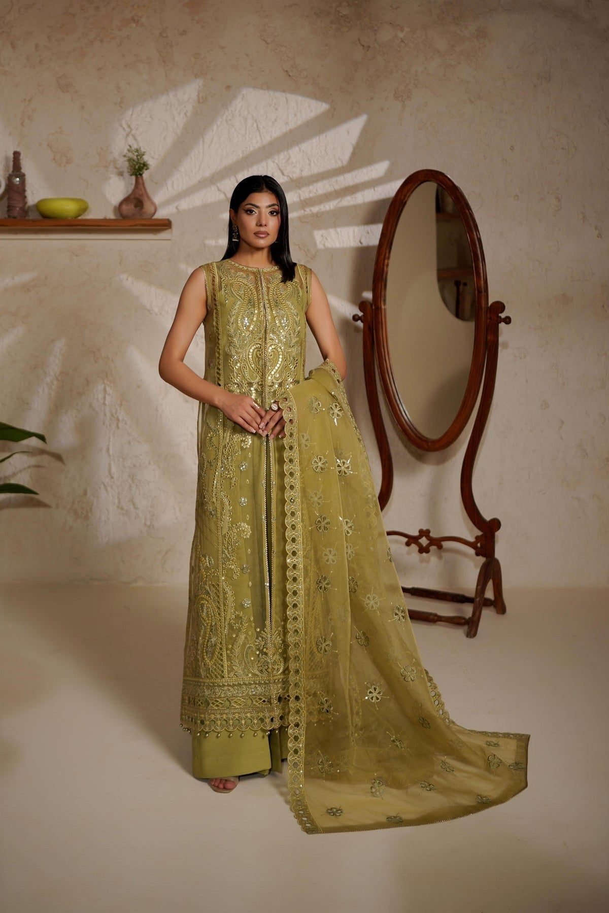 Maryams | Noir Luxe | GLORIANA-NOR-1406 by Maryams - Designer Dress - Type : Ladies Clothes - Available at Libayah - 100% Original 