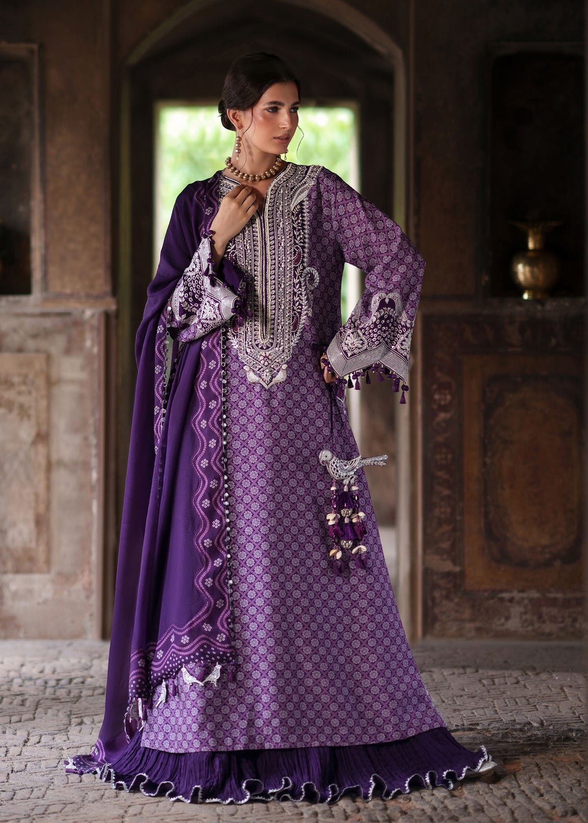 Sadaf Fawad Khan | Zeenat Formals 26 | Nazm by Sadaf Fawad Khan - Designer Dress  - Type : Ladies Clothes - Available at Libayah - 100% Original 