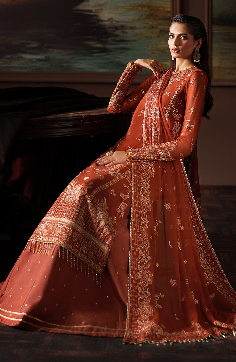 Zarif | Premium Chiffon | ZRF-PRC-07 ELEONORE by Zarif - Designer Dress  - Type : Ladies Clothes - Available at Libayah - 100% Original 