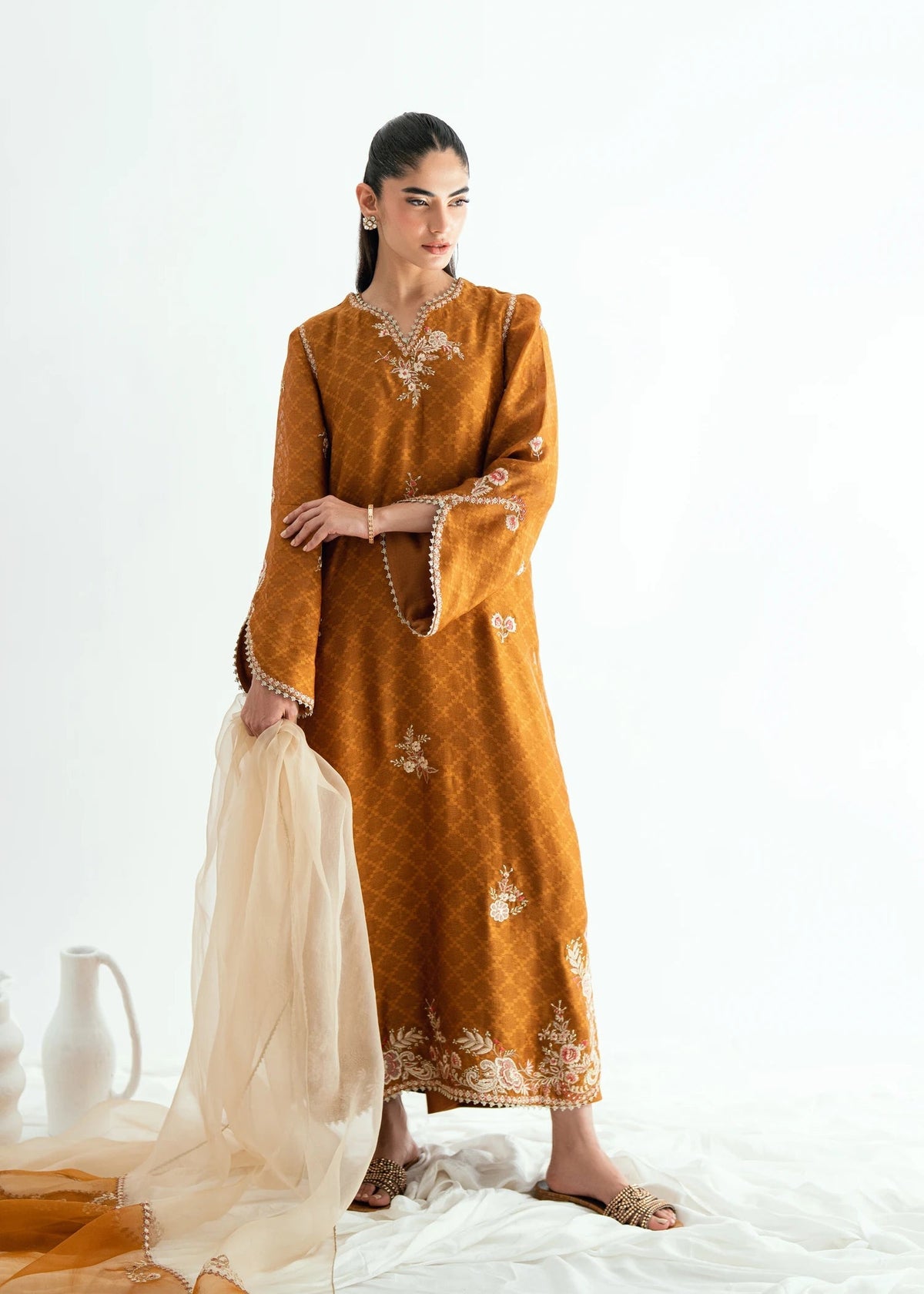 Umsha | Jardin De Luxe | Honey Mist by Umsha - Designer Dress  - Type :  - Available at Libayah - 100% Original 