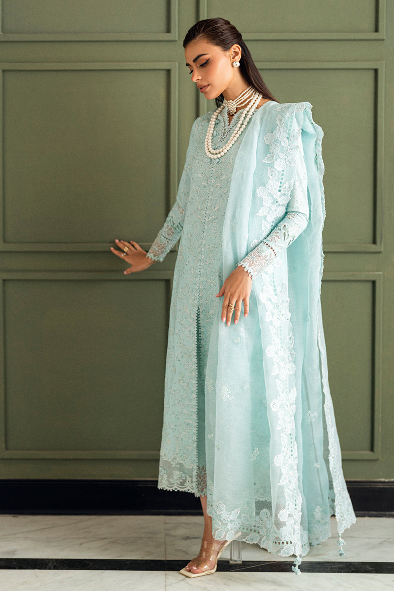 Qalamkar | Chikankari Eid Edit 25 | CS-06 NEESHA by Qalamkar - Designer Dress - Type: Ladies Clothes - Available at Libayah - 100% Original