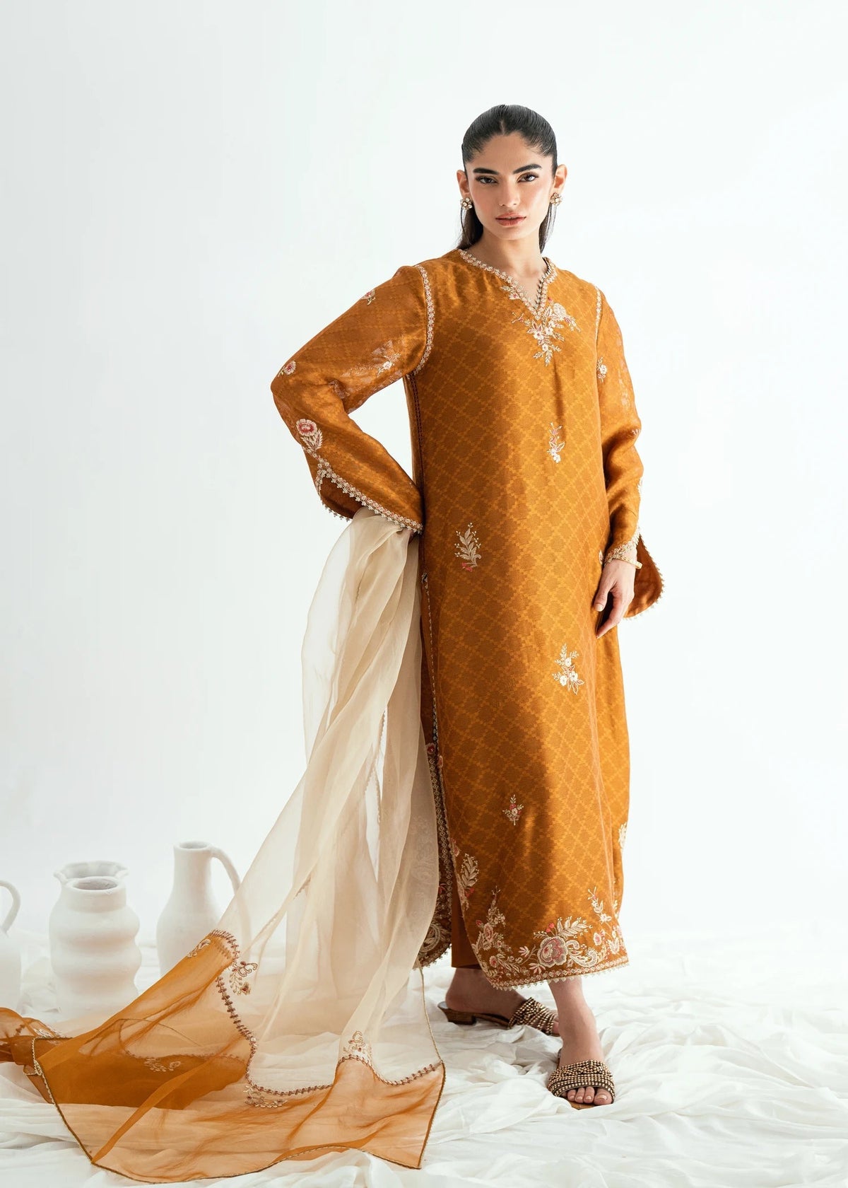 Umsha | Jardin De Luxe | Honey Mist by Umsha - Designer Dress  - Type :  - Available at Libayah - 100% Original 