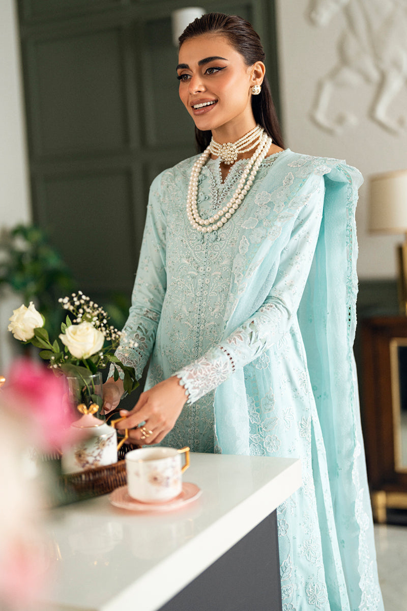 Qalamkar | Chikankari Eid Edit 25 | CS-06 NEESHA by Qalamkar - Designer Dress - Type: Ladies Clothes - Available at Libayah - 100% Original