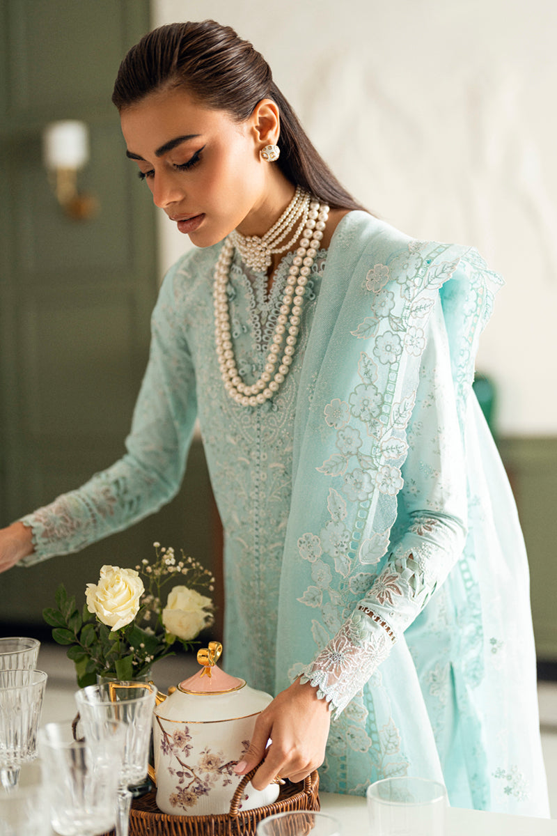 Qalamkar | Chikankari Eid Edit 25 | CS-06 NEESHA by Qalamkar - Designer Dress - Type: Ladies Clothes - Available at Libayah - 100% Original