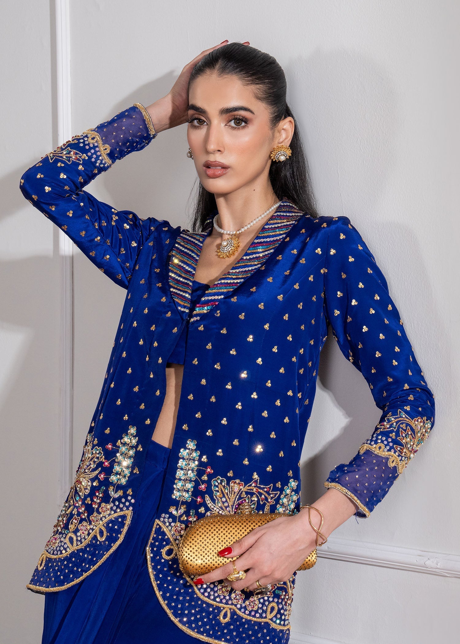 Maria Osama Khan | Celeste 24 Formals | Electra by Maria Osama Khan - Designer Dress - Type: Ladies Clothes - Available at Libayah - 100% Original