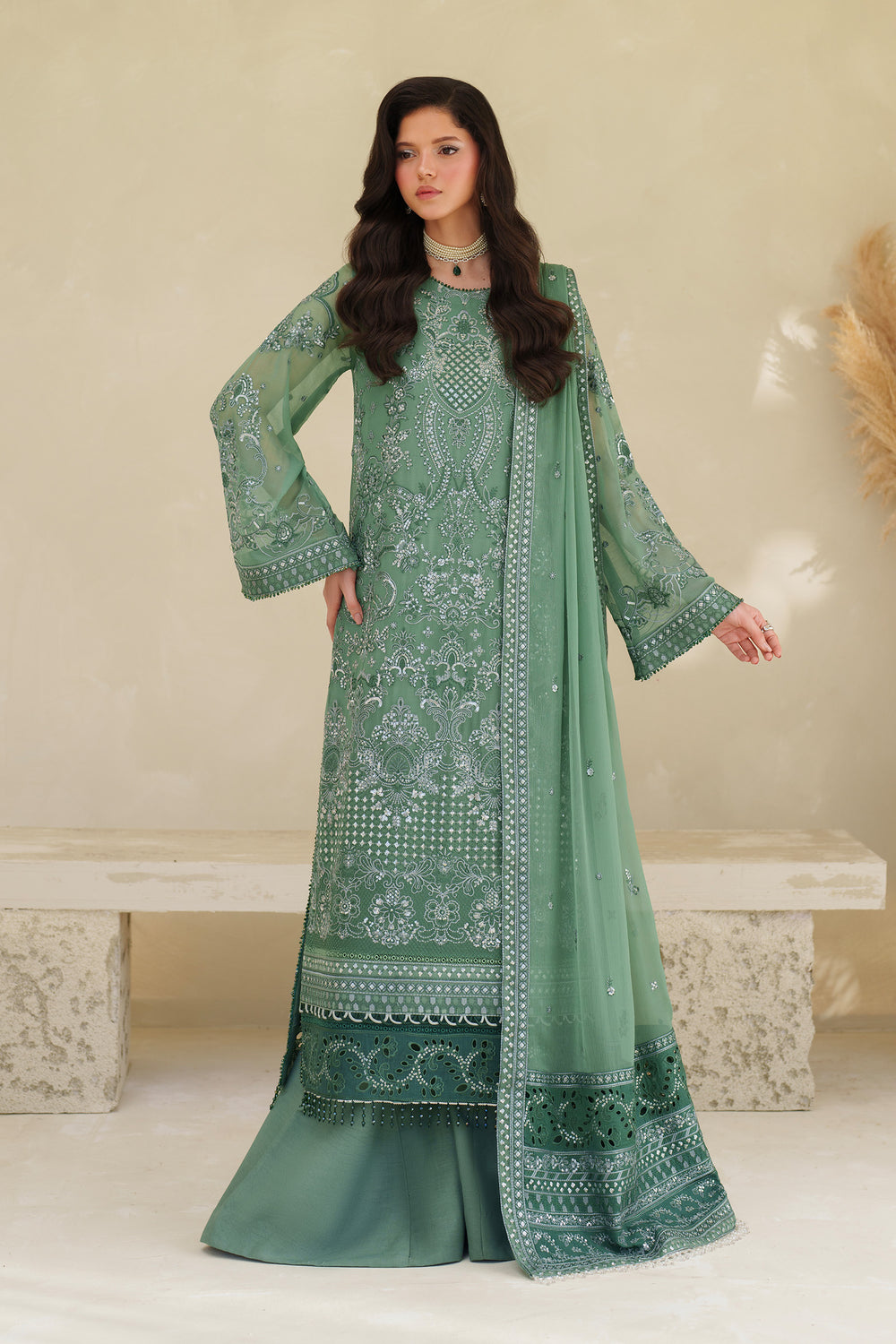 Zarif | Meesa Luxury Formals | Jiroon by Zarif - Designer Dress - Type : Ladies Clothes - Available at Libayah - 100% Original 
