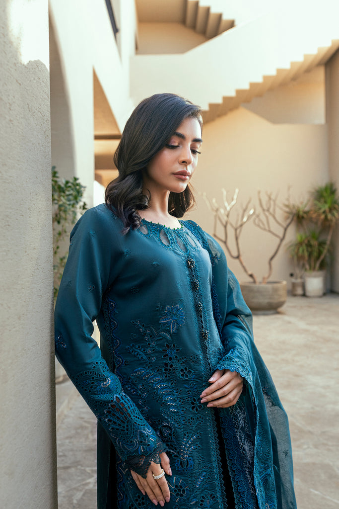 Florent | Luxury Lawn Eid Edits | FL-1B by Florent - Designer Dress - Type: Ladies Clothes - Available at Libayah - 100% Original