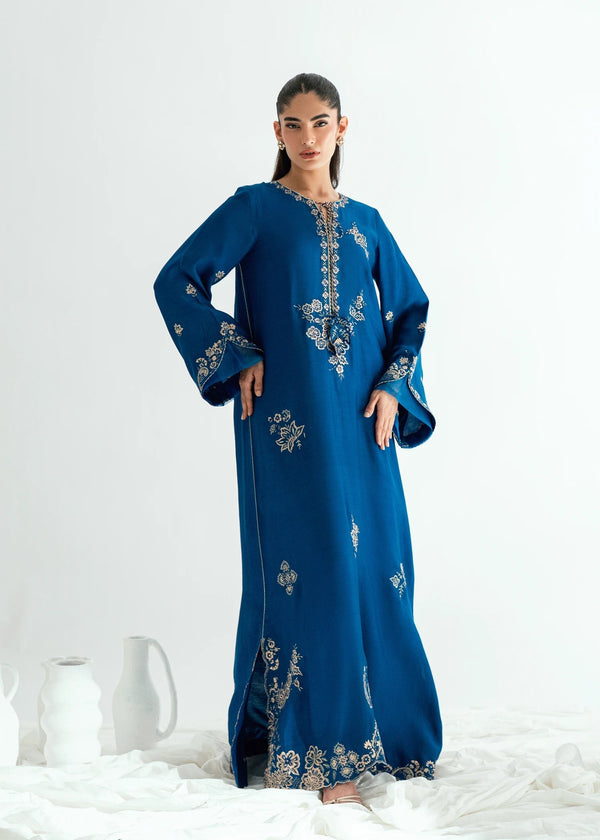 Umsha | Jardin De Luxe | Imperial Blue by Umsha - Designer Dress  - Type : Ladies Clothes - Available at Libayah - 100% Original 