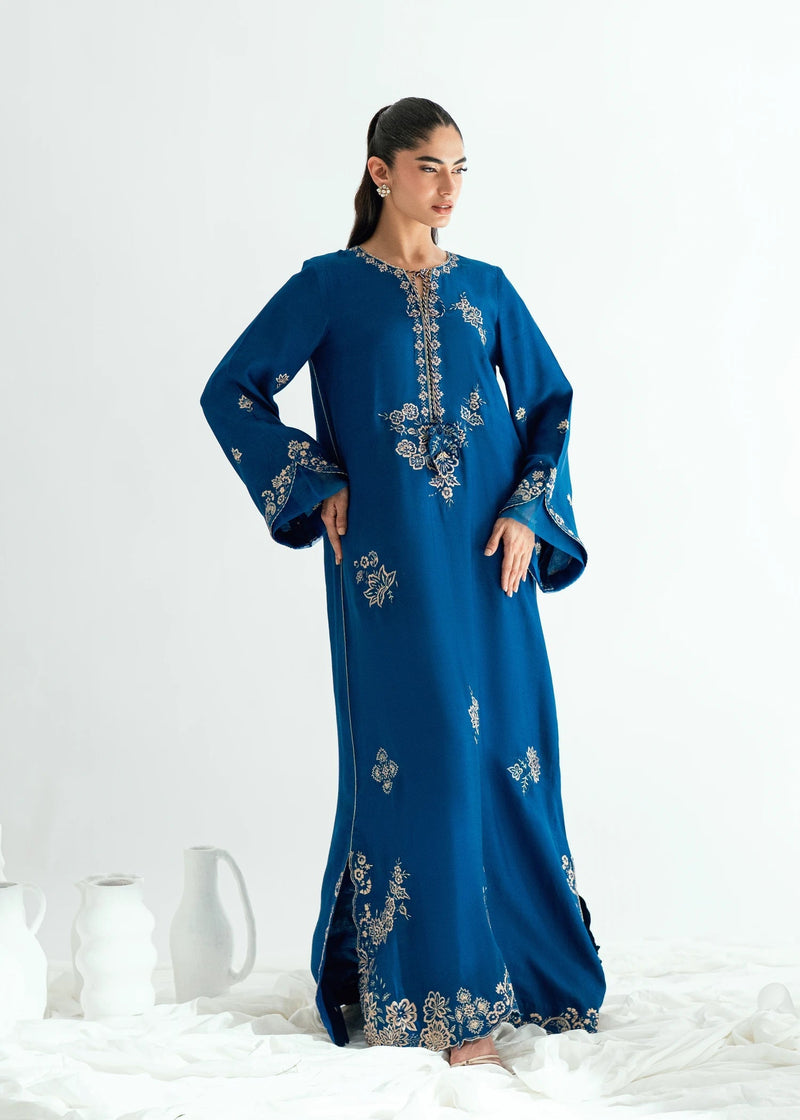 Umsha | Jardin De Luxe | Imperial Blue by Umsha - Designer Dress  - Type : Ladies Clothes - Available at Libayah - 100% Original 