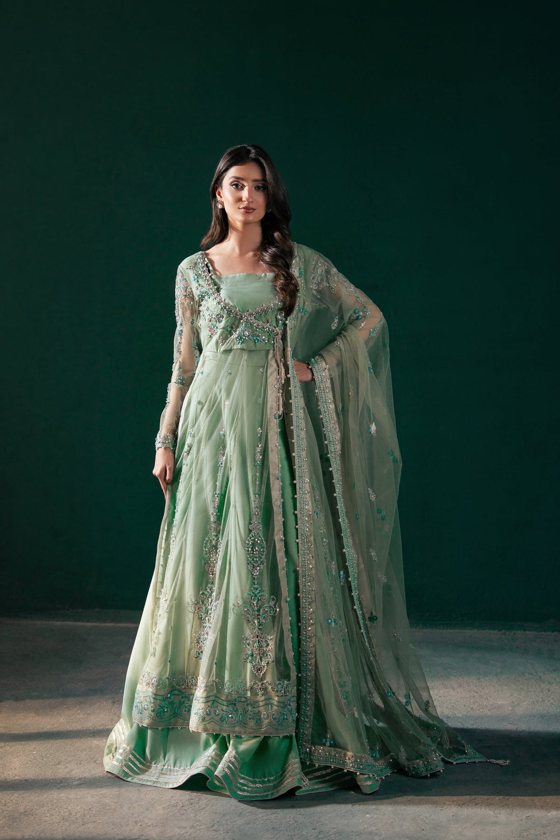 Malook | Rashq e Qamar | Feroza by Malook - Designer Dress - Type: Ladies Clothes - Available at Libayah - 100% Original