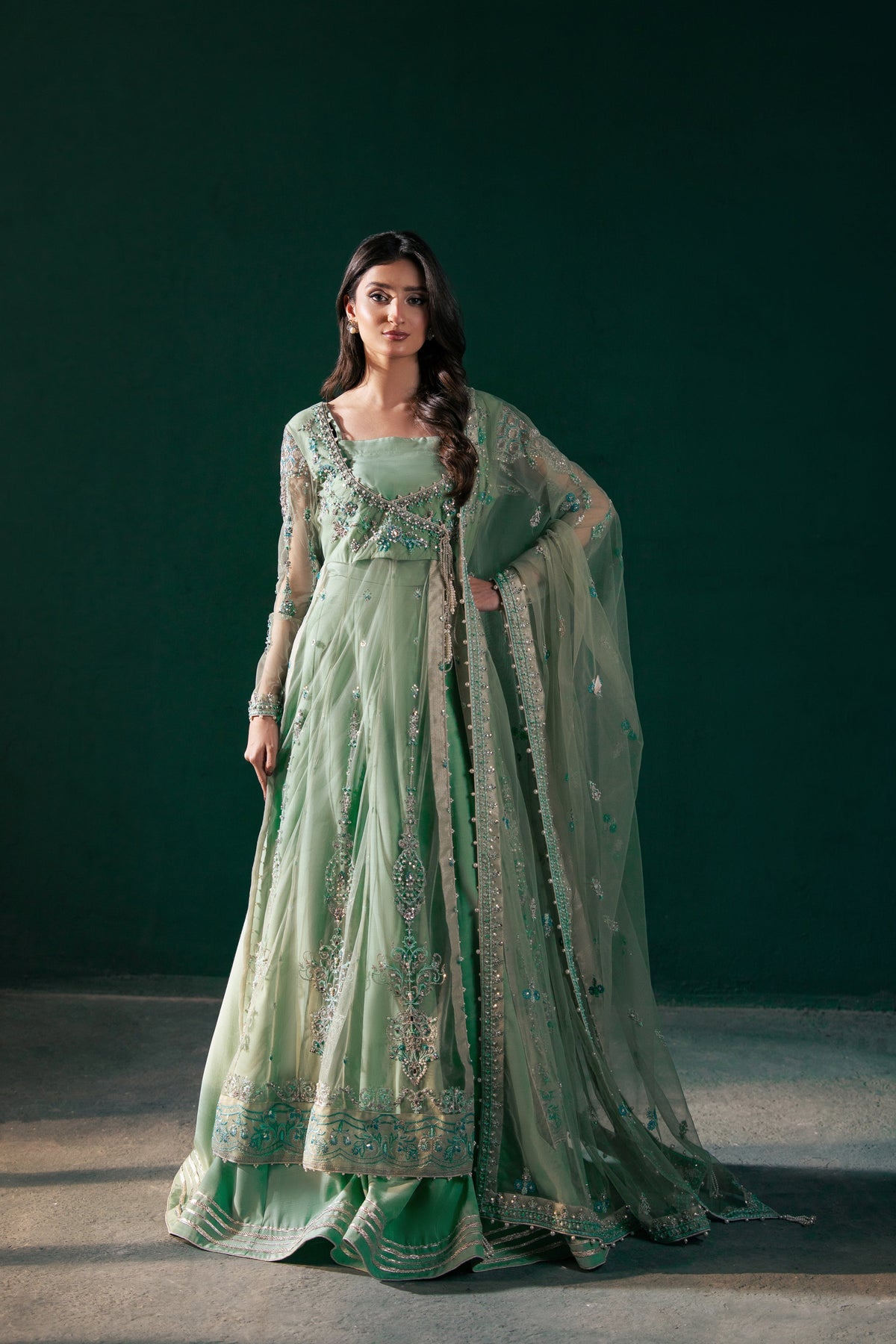 Malook | Rashq e Qamar | Feroza by Malook - Designer Dress - Type: Ladies Clothes - Available at Libayah - 100% Original