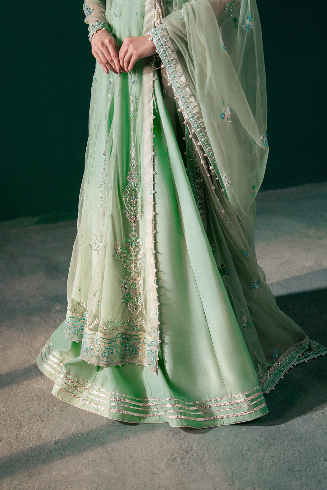 Malook | Rashq e Qamar | Feroza by Malook - Designer Dress - Type: Ladies Clothes - Available at Libayah - 100% Original