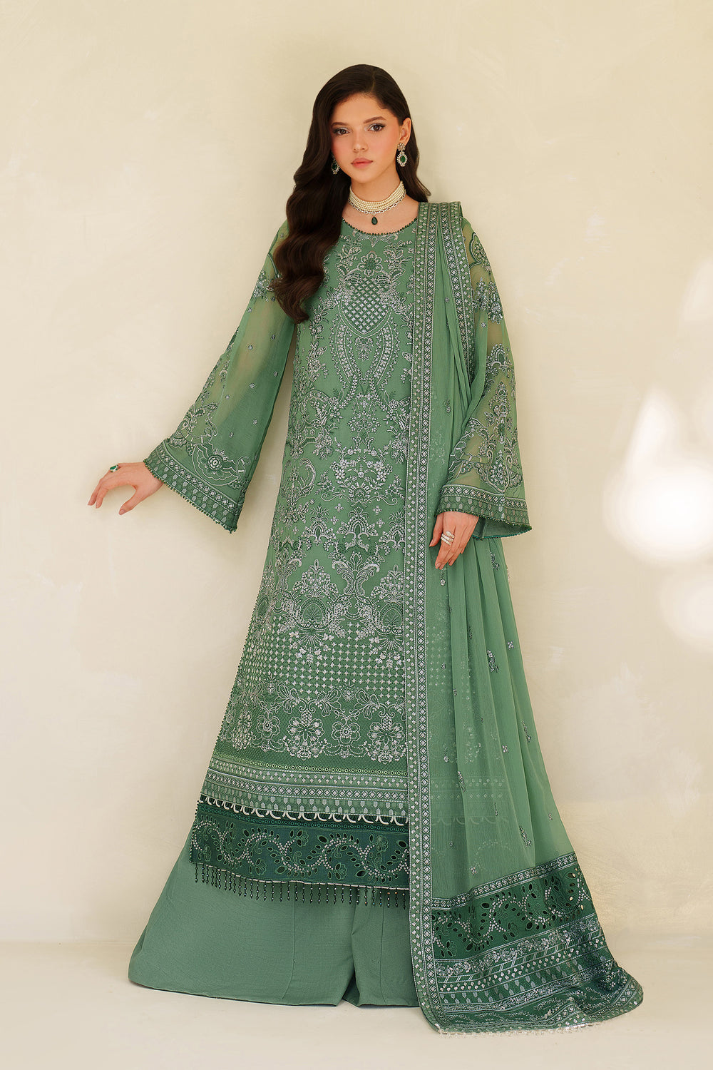 Zarif | Meesa Luxury Formals | Jiroon by Zarif - Designer Dress - Type : Ladies Clothes - Available at Libayah - 100% Original 