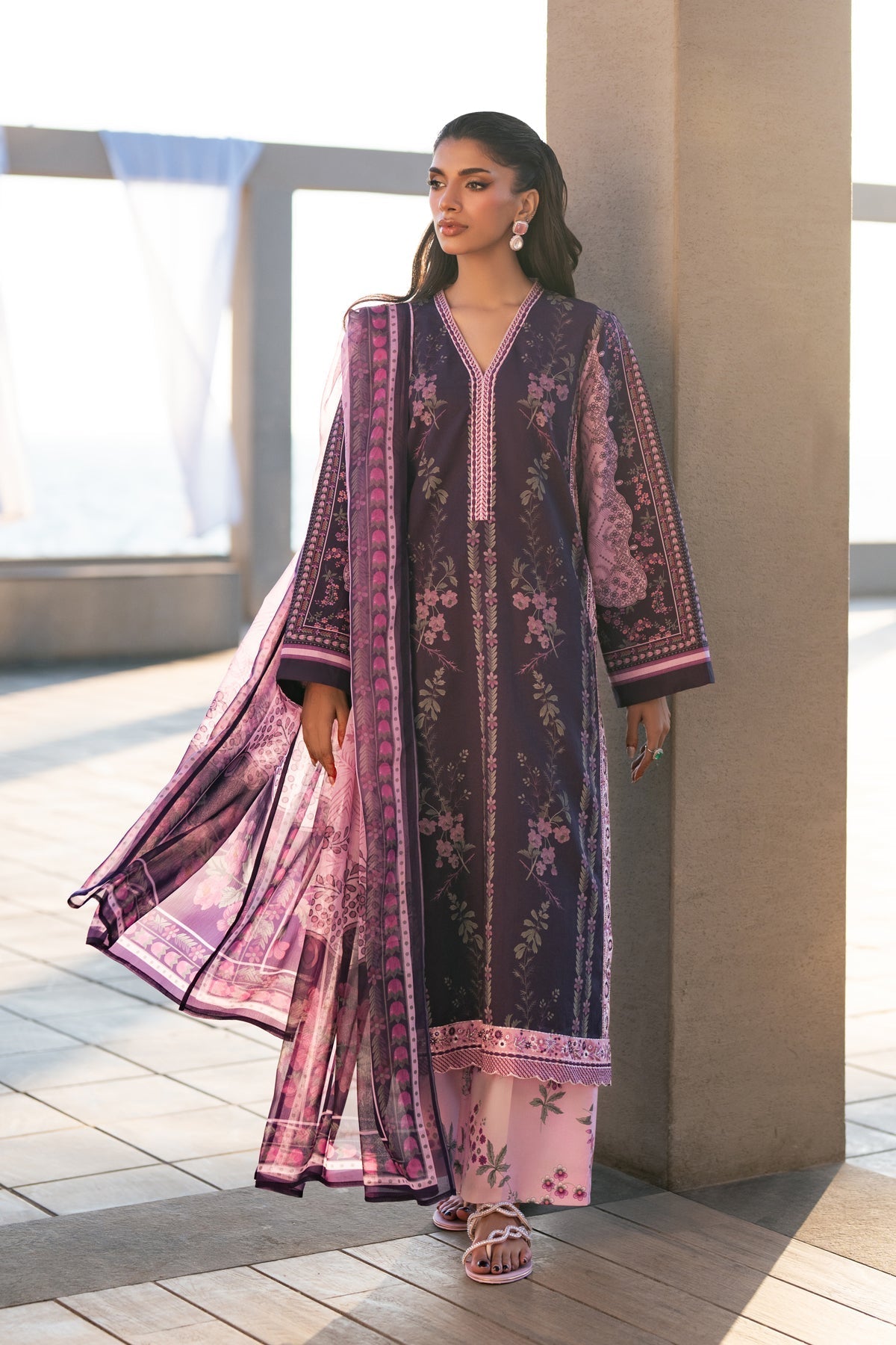 Afrozeh | Basic Pret 26 RTW | NACRE by Afrozeh - Designer Dress  - Type : Ladies Clothes - Available at Libayah - 100% Original 
