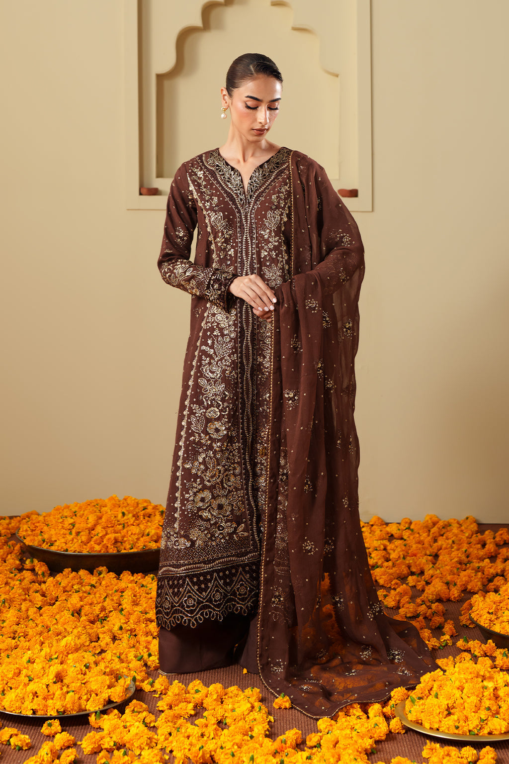 Neeshay | New Shagun | MAHROOB by Neeshay - Designer Dress  - Type : Ladies Clothes - Available at Libayah - 100% Original 