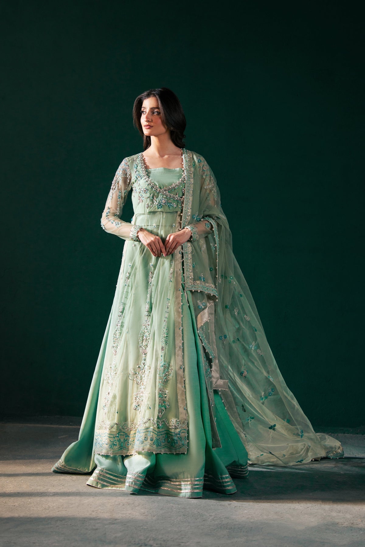 Malook | Rashq e Qamar | Feroza by Malook - Designer Dress - Type: Ladies Clothes - Available at Libayah - 100% Original