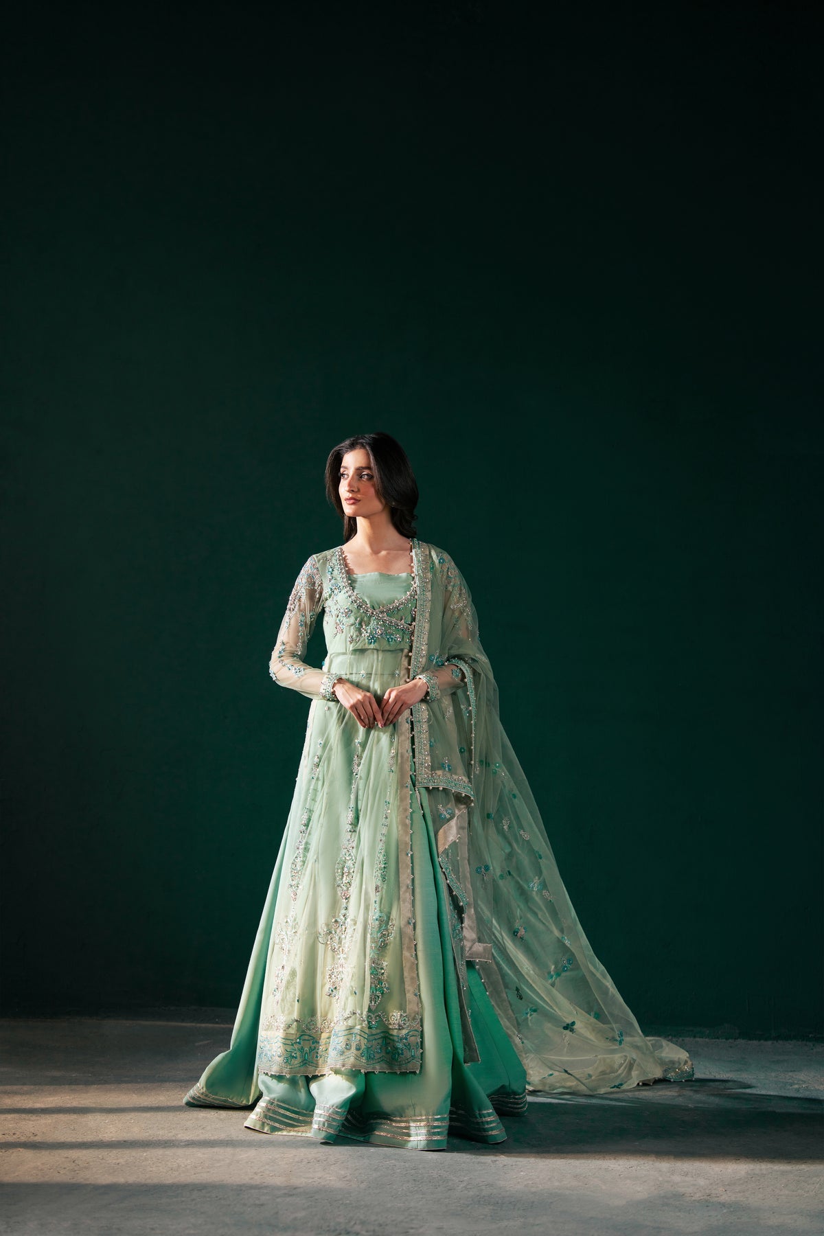 Malook | Rashq e Qamar | Feroza by Malook - Designer Dress - Type: Ladies Clothes - Available at Libayah - 100% Original