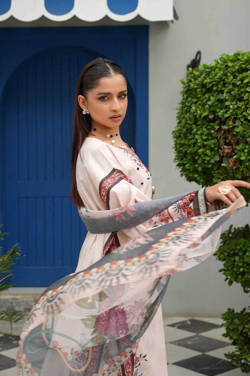 Maryams | Lawn Edit 26 | Iris by Maryams - Designer Dress  - Type : Ladies Clothes - Available at Libayah - 100% Original 