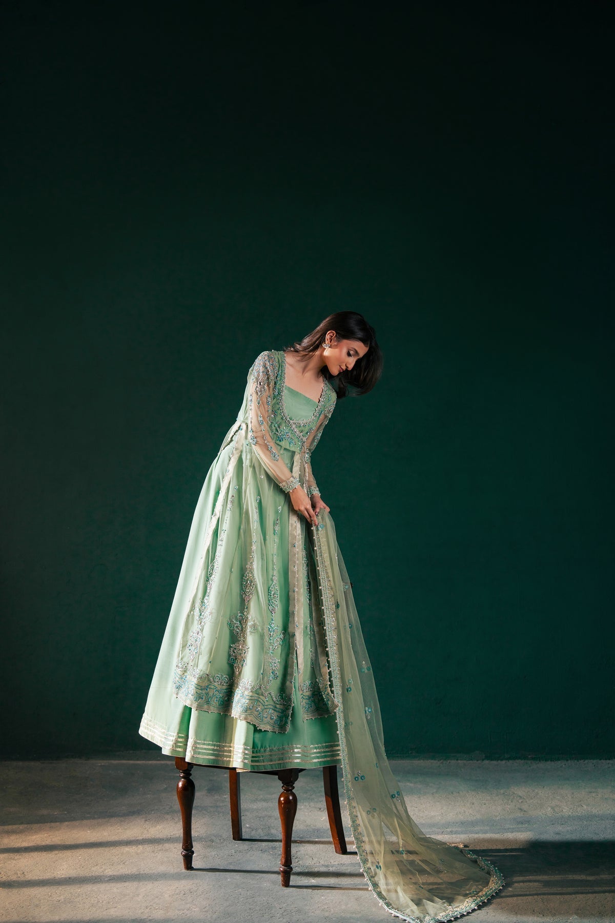 Malook | Rashq e Qamar | Feroza by Malook - Designer Dress - Type: Ladies Clothes - Available at Libayah - 100% Original