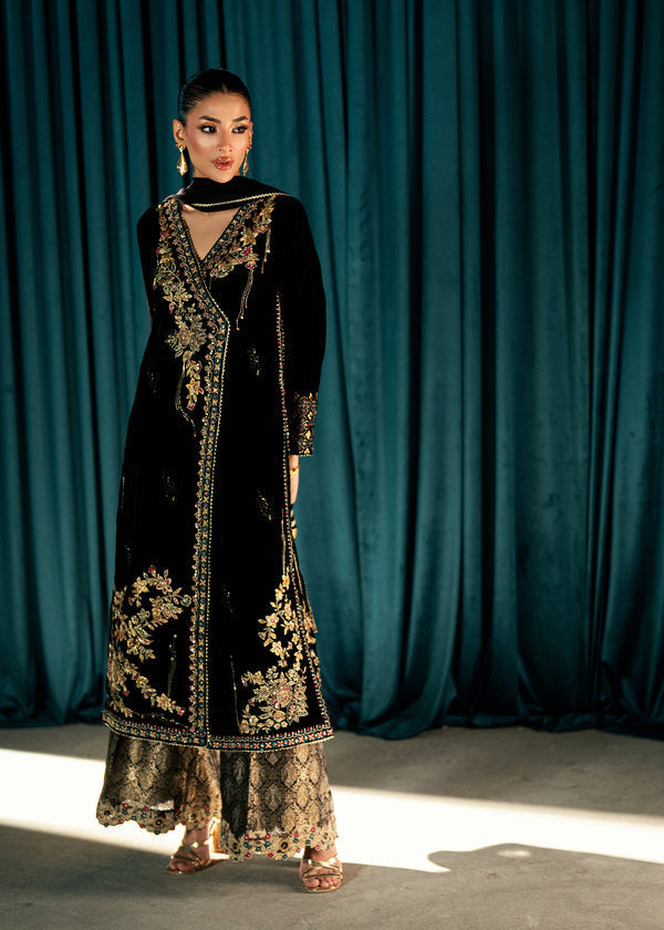 Umsha | Velvet Code | Midnight Aura by Umsha - Designer Dress  - Type : Ladies Clothes - Available at Libayah - 100% Original 