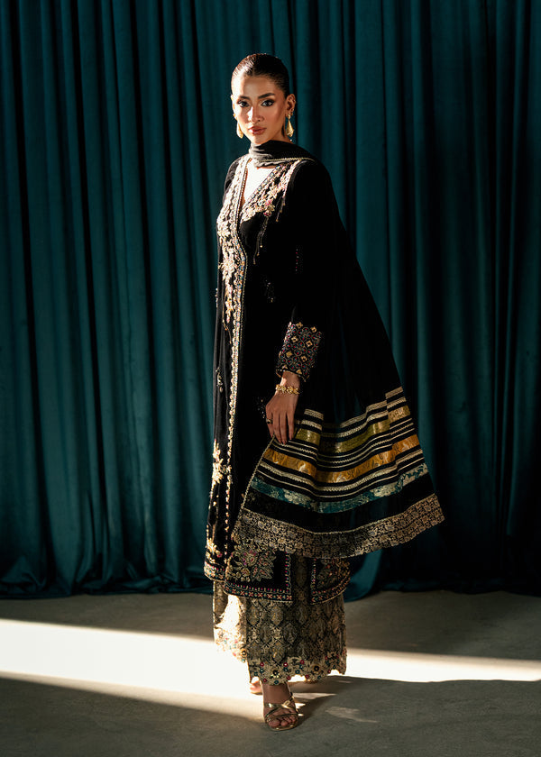 Umsha | Velvet Code | Midnight Aura by Umsha - Designer Dress  - Type : Ladies Clothes - Available at Libayah - 100% Original 