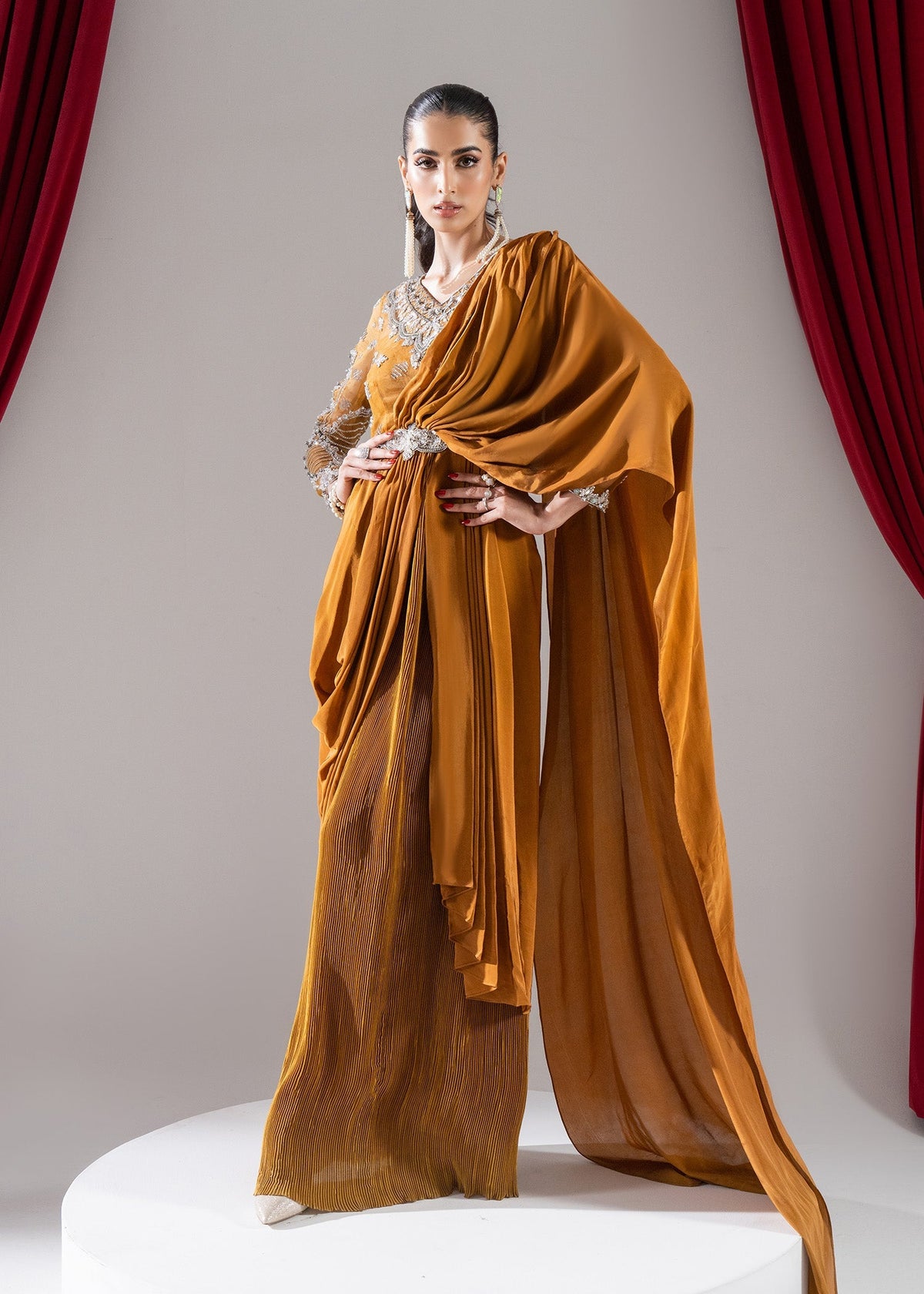 Maria Osama Khan | Celeste 24 Formals | Orion by Maria Osama Khan - Designer Dress - Type: Ladies Clothes - Available at Libayah - 100% Original