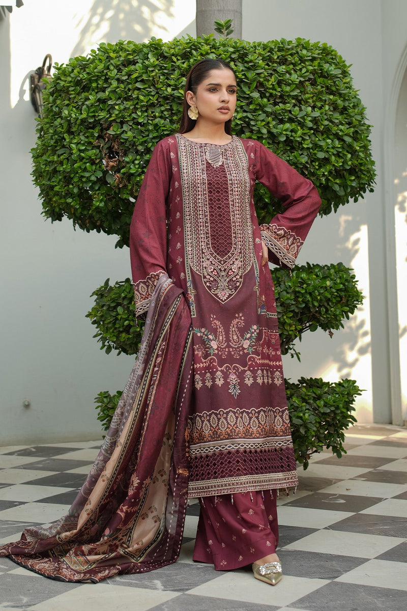 Maryams | Lawn Edit 26 | Bloom by Maryams - Designer Dress  - Type : Ladies Clothes - Available at Libayah - 100% Original 