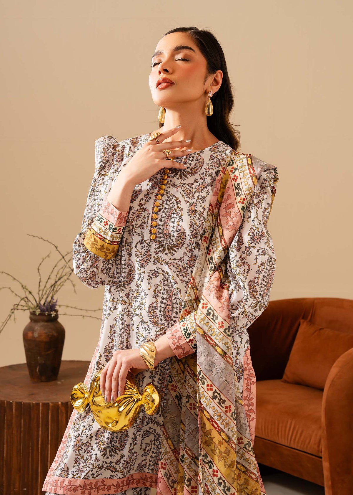 Maria Osama Khan | Retro Vol 3 | Milan by Maria Osama Khan - Designer Dress - Type: Ladies Clothes - Available at Libayah - 100% Original