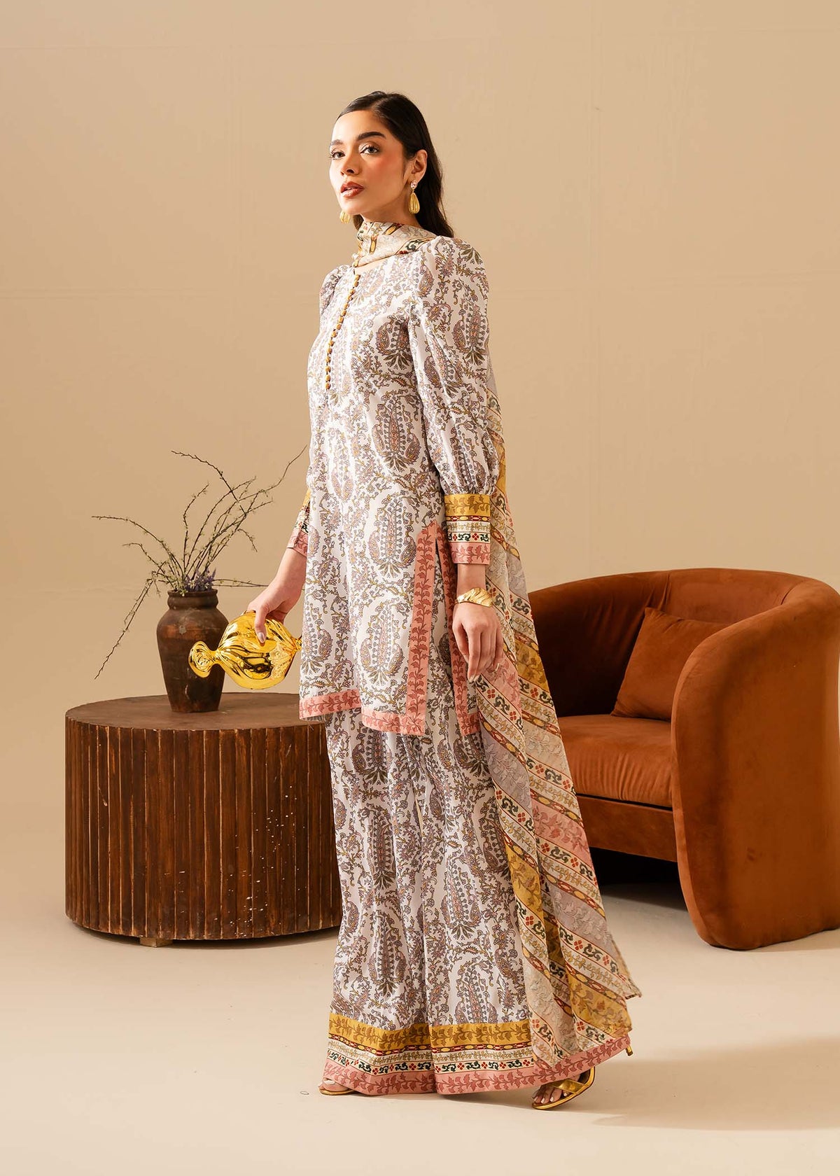 Maria Osama Khan | Retro Vol 3 | Milan by Maria Osama Khan - Designer Dress - Type: Ladies Clothes - Available at Libayah - 100% Original