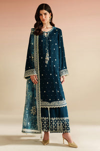 VVF D-2 – authentic Pakistani formal dress from the Jazmin Velvet Vogue 25 collection for women in the UK.