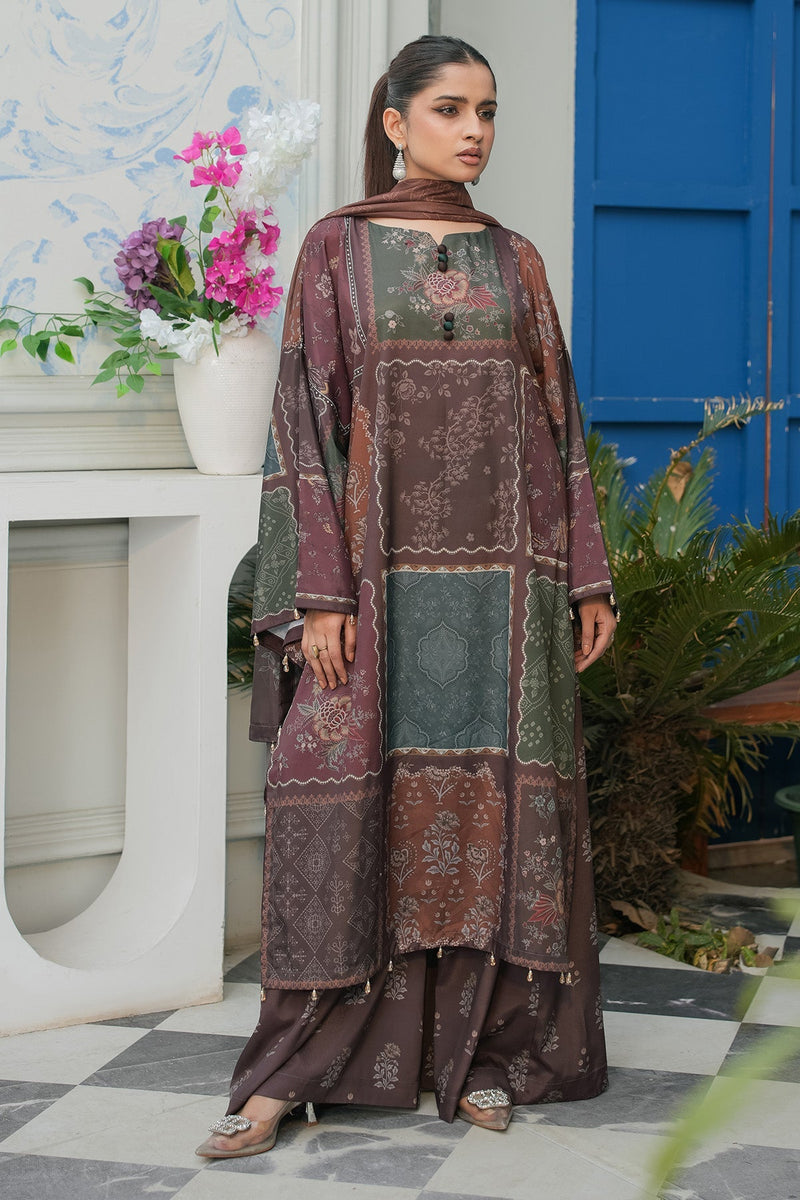 Maryams | Lawn Edit 26 | Basil by Maryams - Designer Dress  - Type : Ladies Clothes - Available at Libayah - 100% Original 