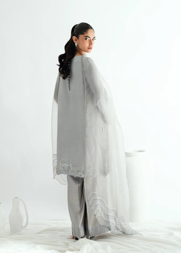 Umsha | Jardin De Luxe | Silver Mist by Umsha - Designer Dress  - Type : Ladies Clothes - Available at Libayah - 100% Original 