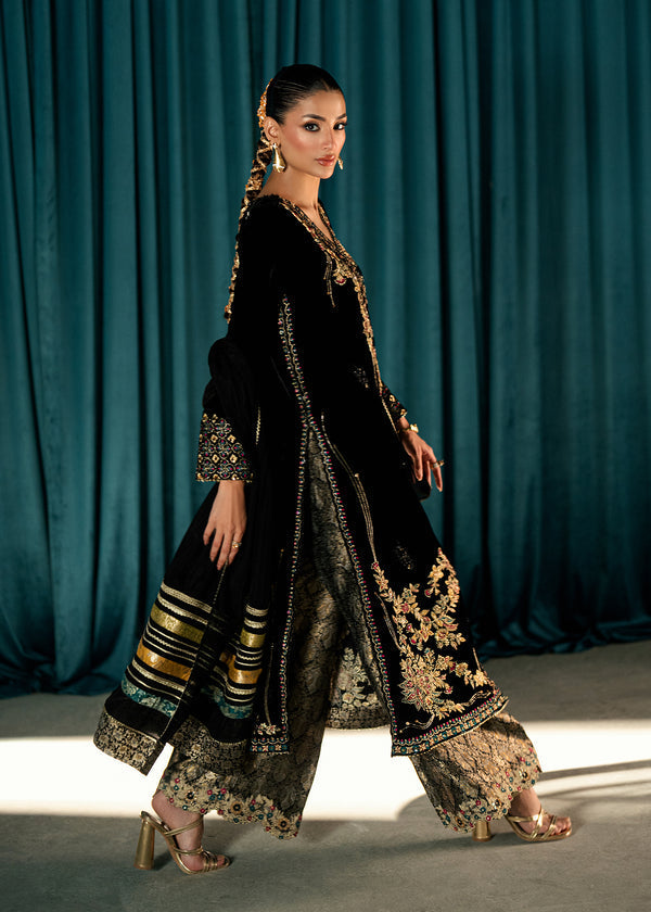 Umsha | Velvet Code | Midnight Aura by Umsha - Designer Dress  - Type : Ladies Clothes - Available at Libayah - 100% Original 