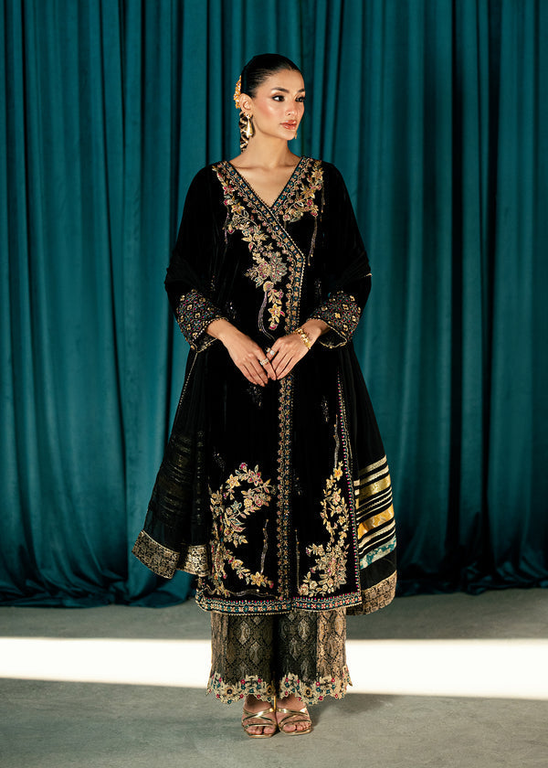 Umsha | Velvet Code | Midnight Aura by Umsha - Designer Dress  - Type : Ladies Clothes - Available at Libayah - 100% Original 