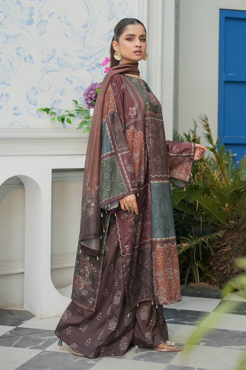 Maryams | Lawn Edit 26 | Basil by Maryams - Designer Dress  - Type : Ladies Clothes - Available at Libayah - 100% Original 