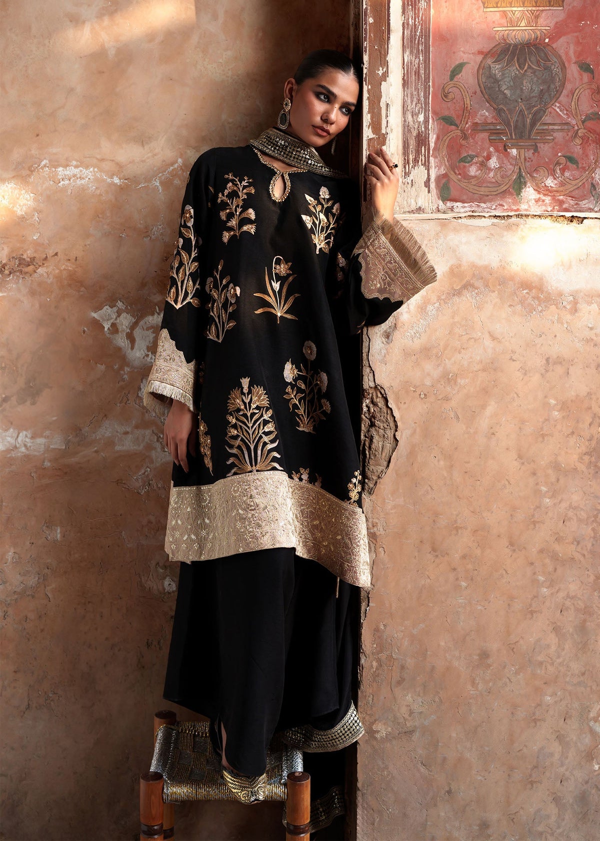 Sadaf Fawad Khan | Zeenat Formals 26 | Resham by Sadaf Fawad Khan - Designer Dress  - Type : Ladies Clothes - Available at Libayah - 100% Original 
