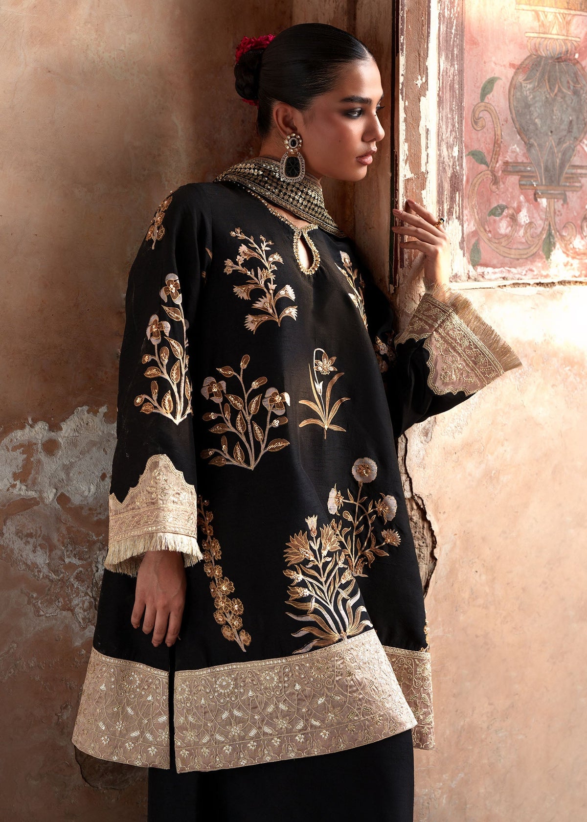 Sadaf Fawad Khan | Zeenat Formals 26 | Resham by Sadaf Fawad Khan - Designer Dress  - Type : Ladies Clothes - Available at Libayah - 100% Original 