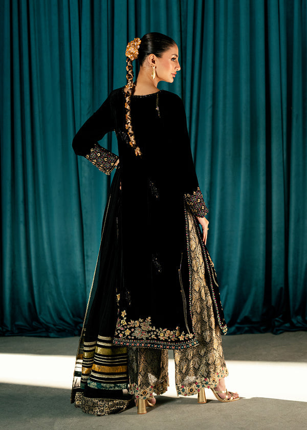 Umsha | Velvet Code | Midnight Aura by Umsha - Designer Dress  - Type : Ladies Clothes - Available at Libayah - 100% Original 