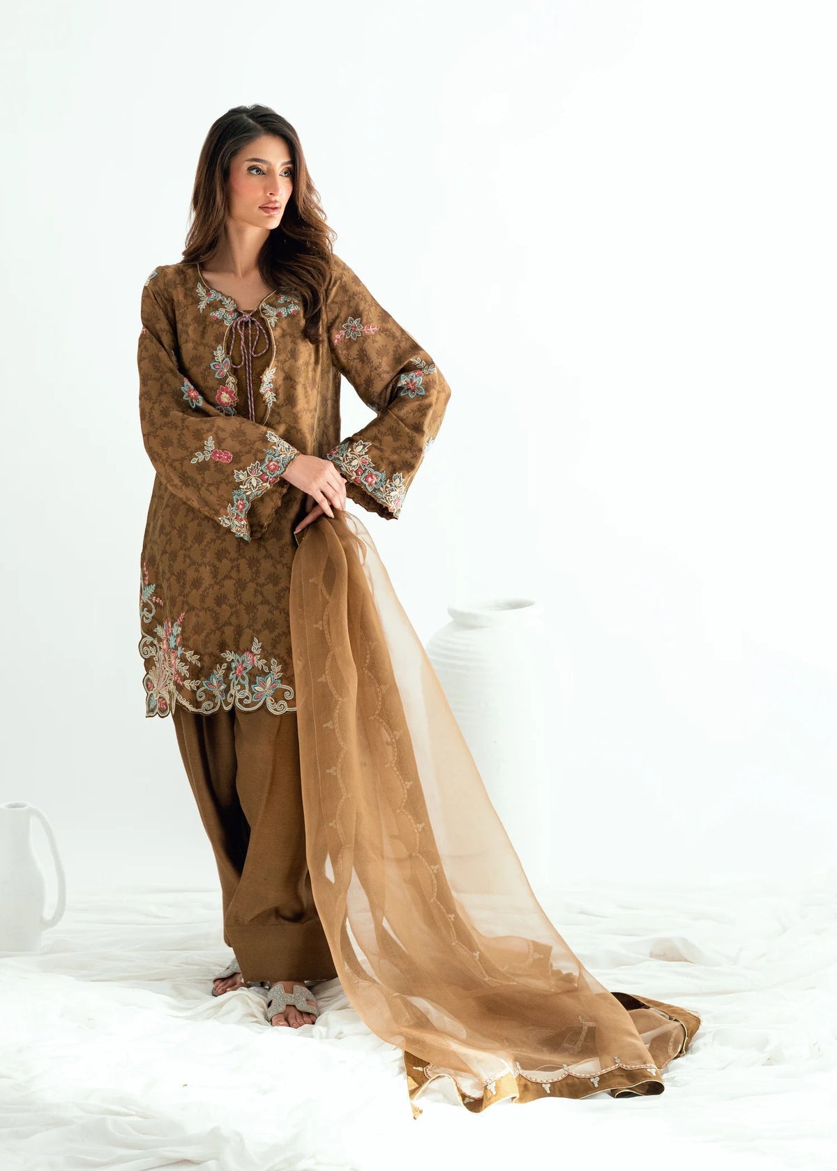 Umsha | Jardin De Luxe | Sienna Glow by Umsha - Designer Dress  - Type : Ladies Clothes - Available at Libayah - 100% Original 