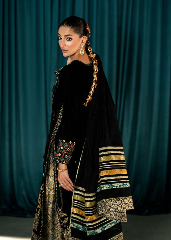 Umsha | Velvet Code | Midnight Aura by Umsha - Designer Dress  - Type : Ladies Clothes - Available at Libayah - 100% Original 