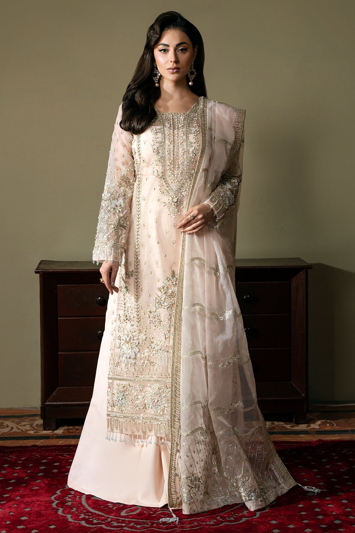 Mina Kashif | Kahani Formals | Rahina by Mina Kashif - Designer Dress - Type: Ladies Clothes - Available at Libayah - 100% Original